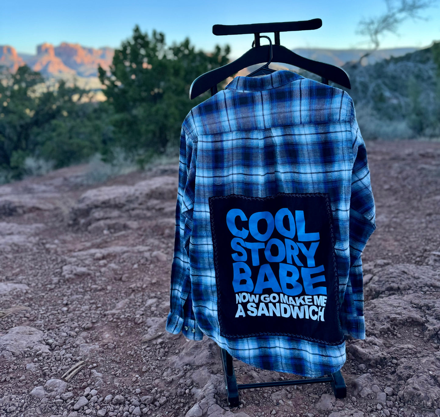 Cool Story Babe Flannel (Medium)