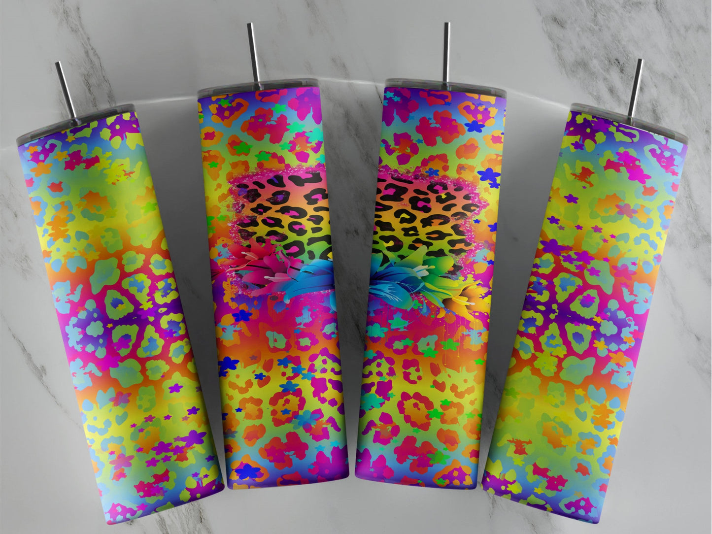 Neon Nostalgia Tumblers MULTIPLE VERSIONS