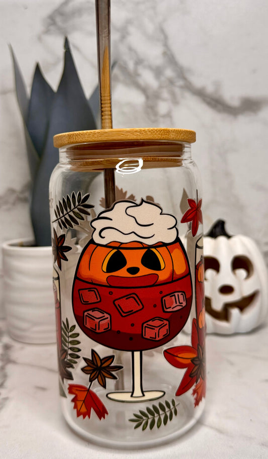 Spooky Glass Cup