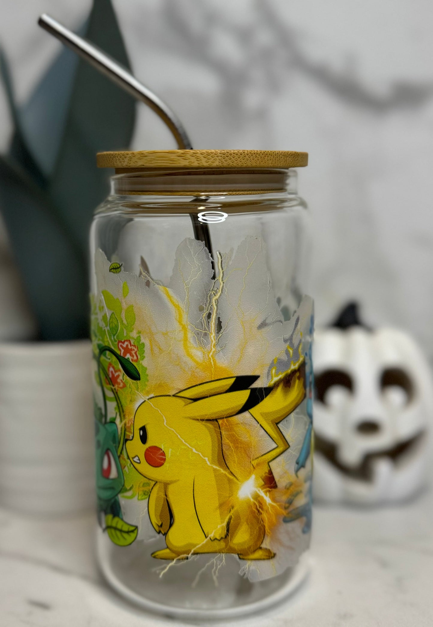 Poke Glass Cup