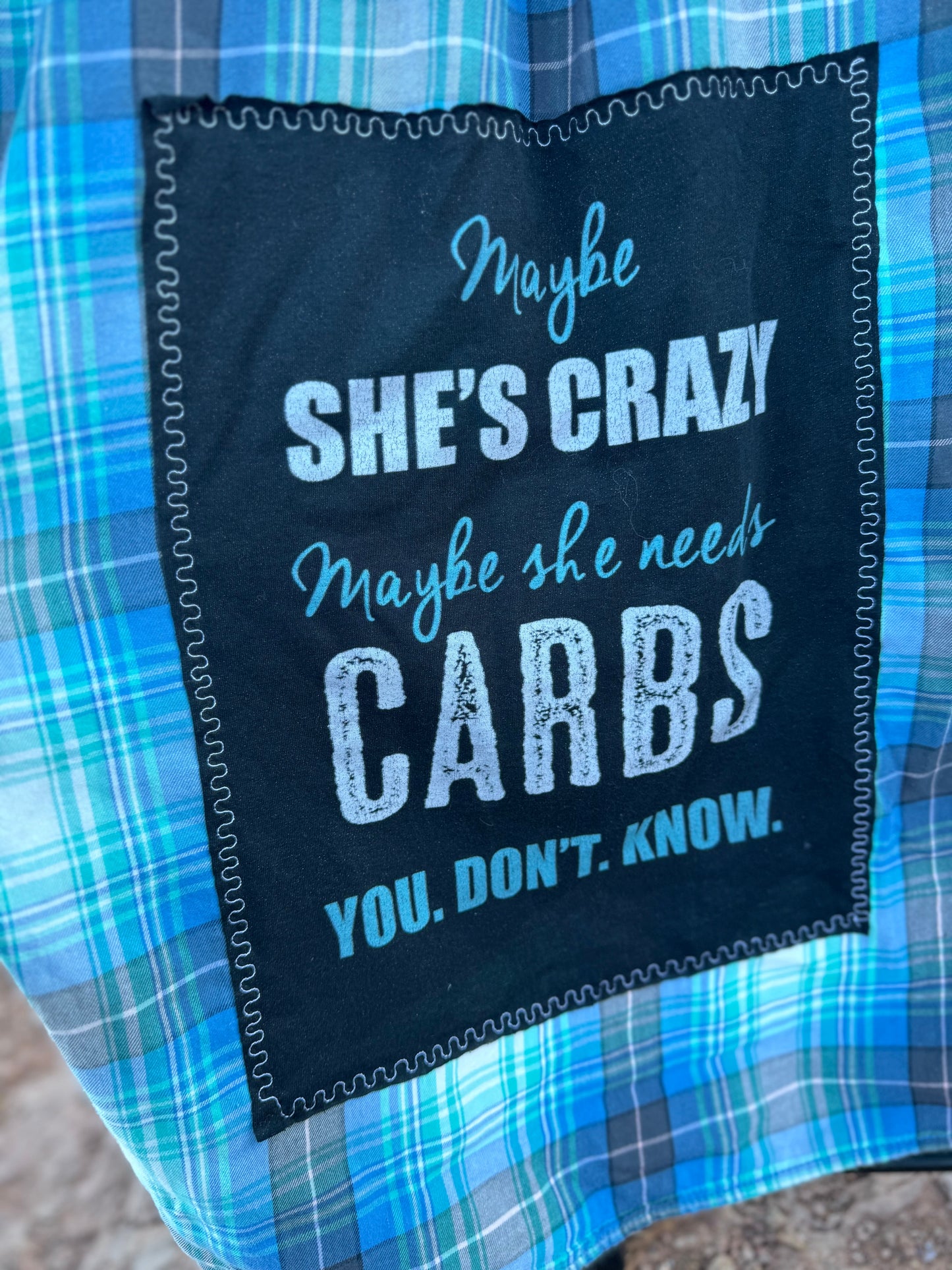 She Needs Carbs Flannel (XL)