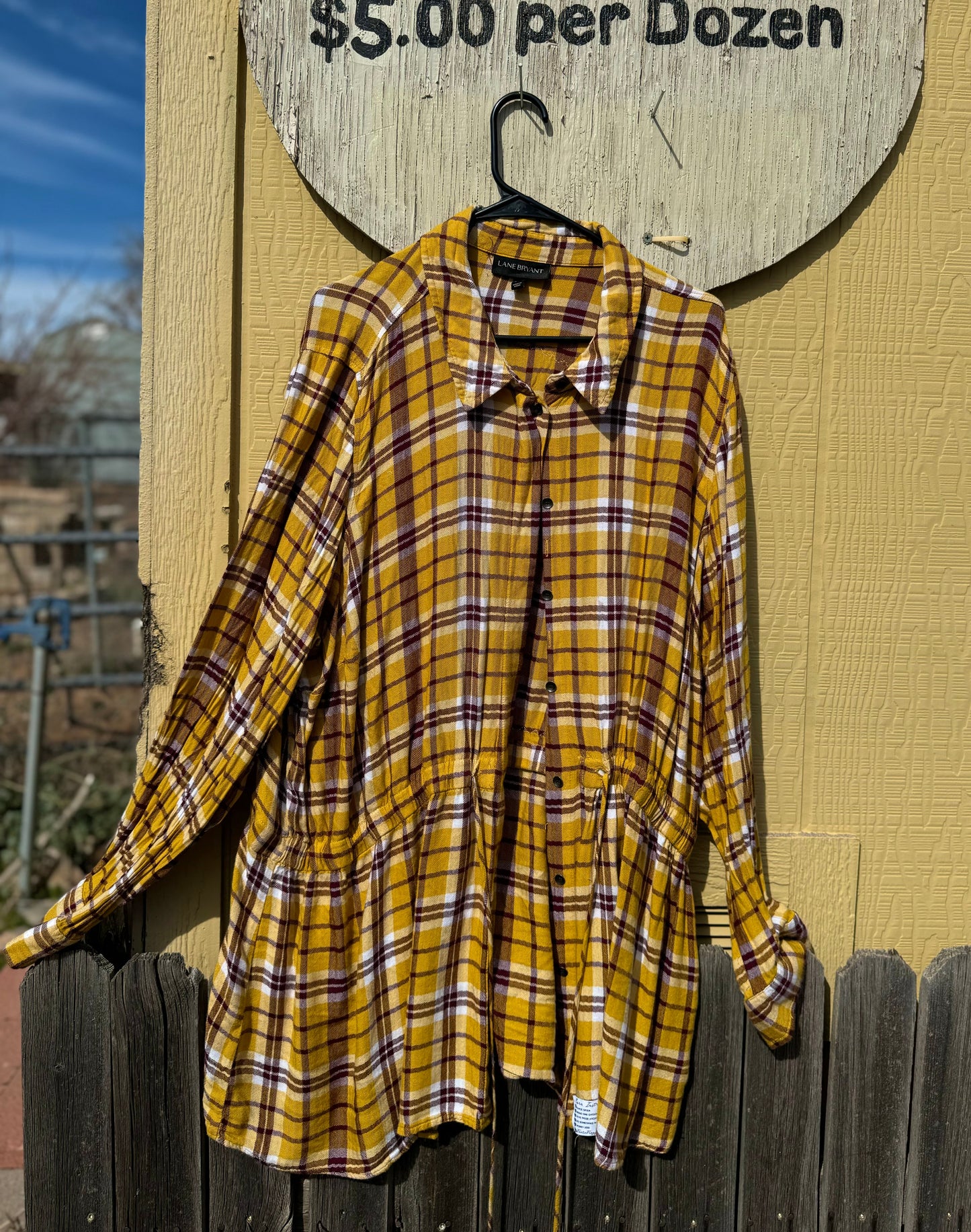 Make Your Own Luck Flannel (XL)