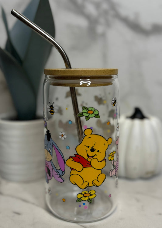 Pooh & Friends Glass Cup