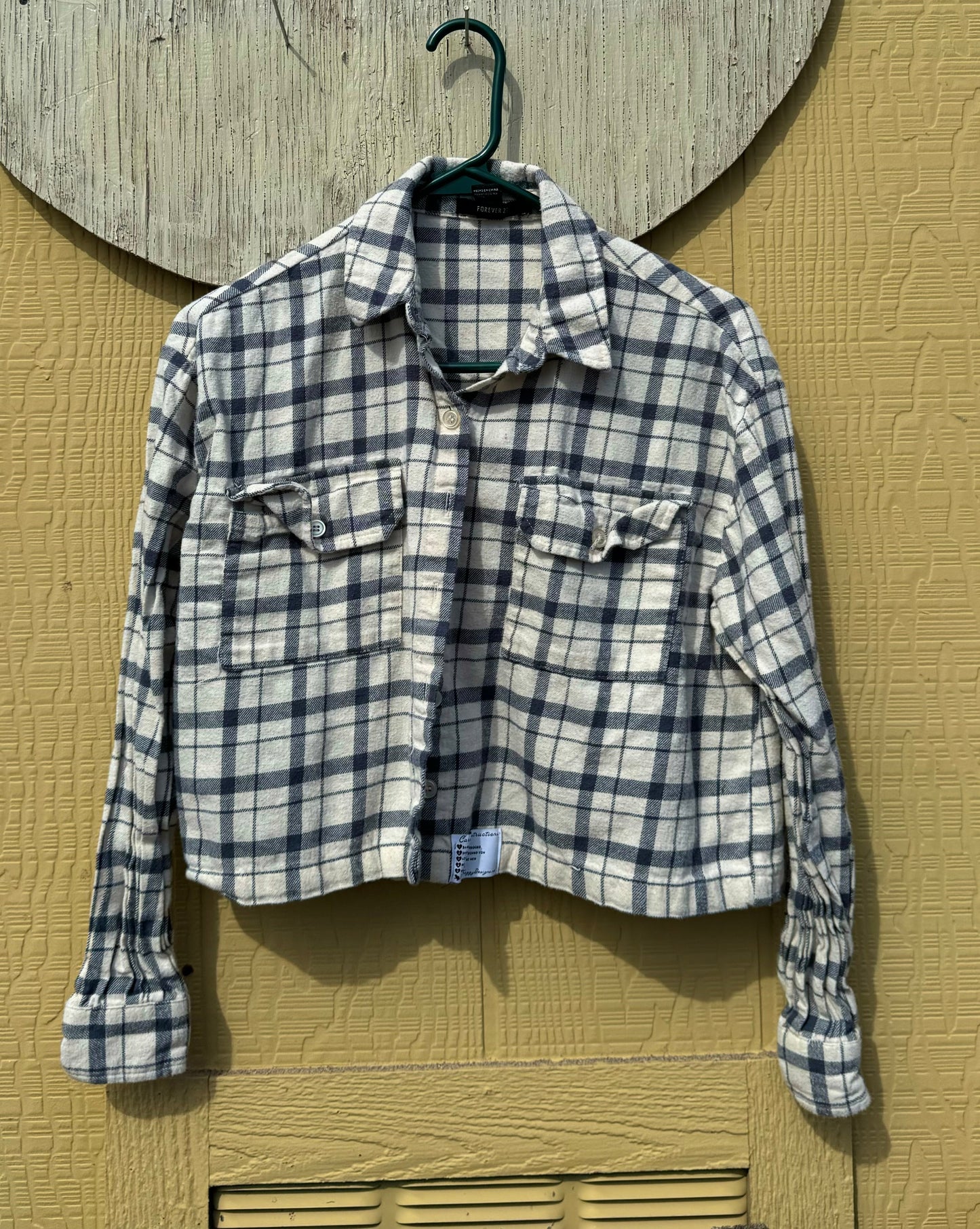 Dumbfuckery Crop Flannel (Small)