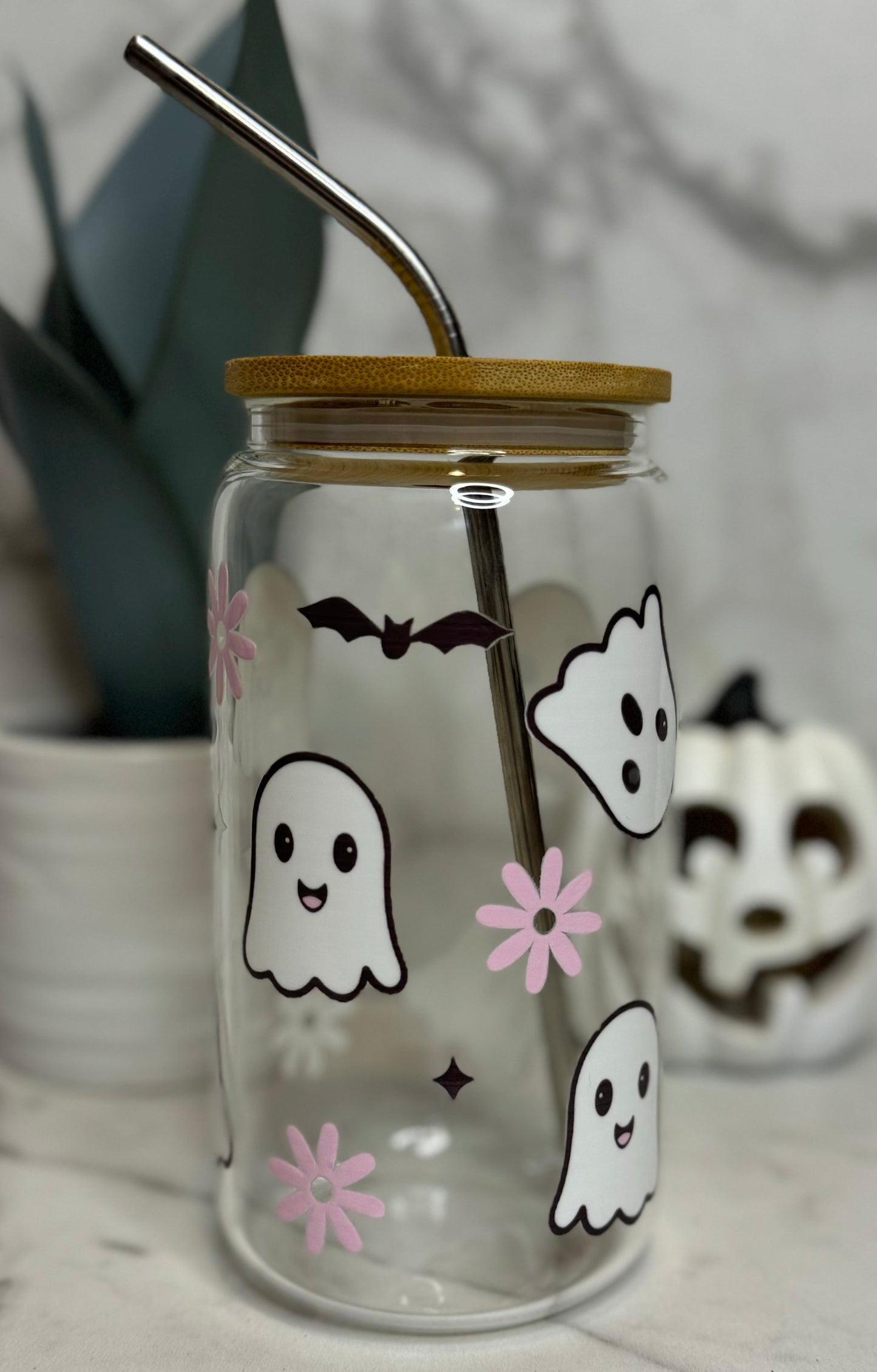 Ghost Glass Cup