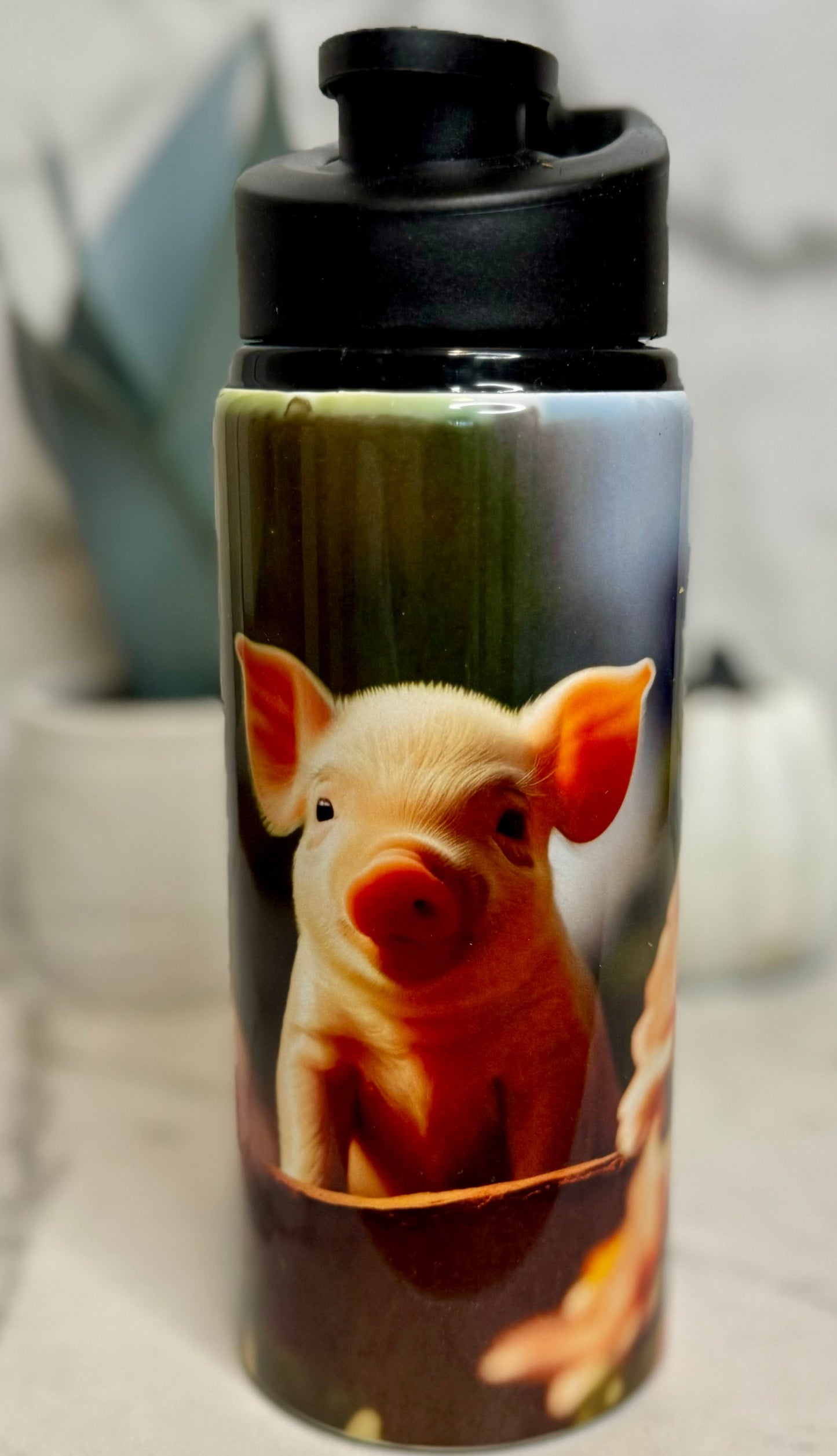 Piggy Water Bottle