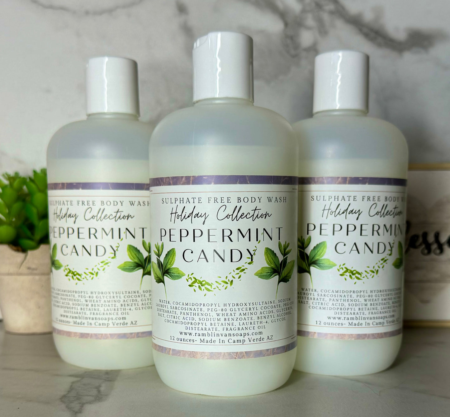 Peppermint Candy Holiday Body Wash