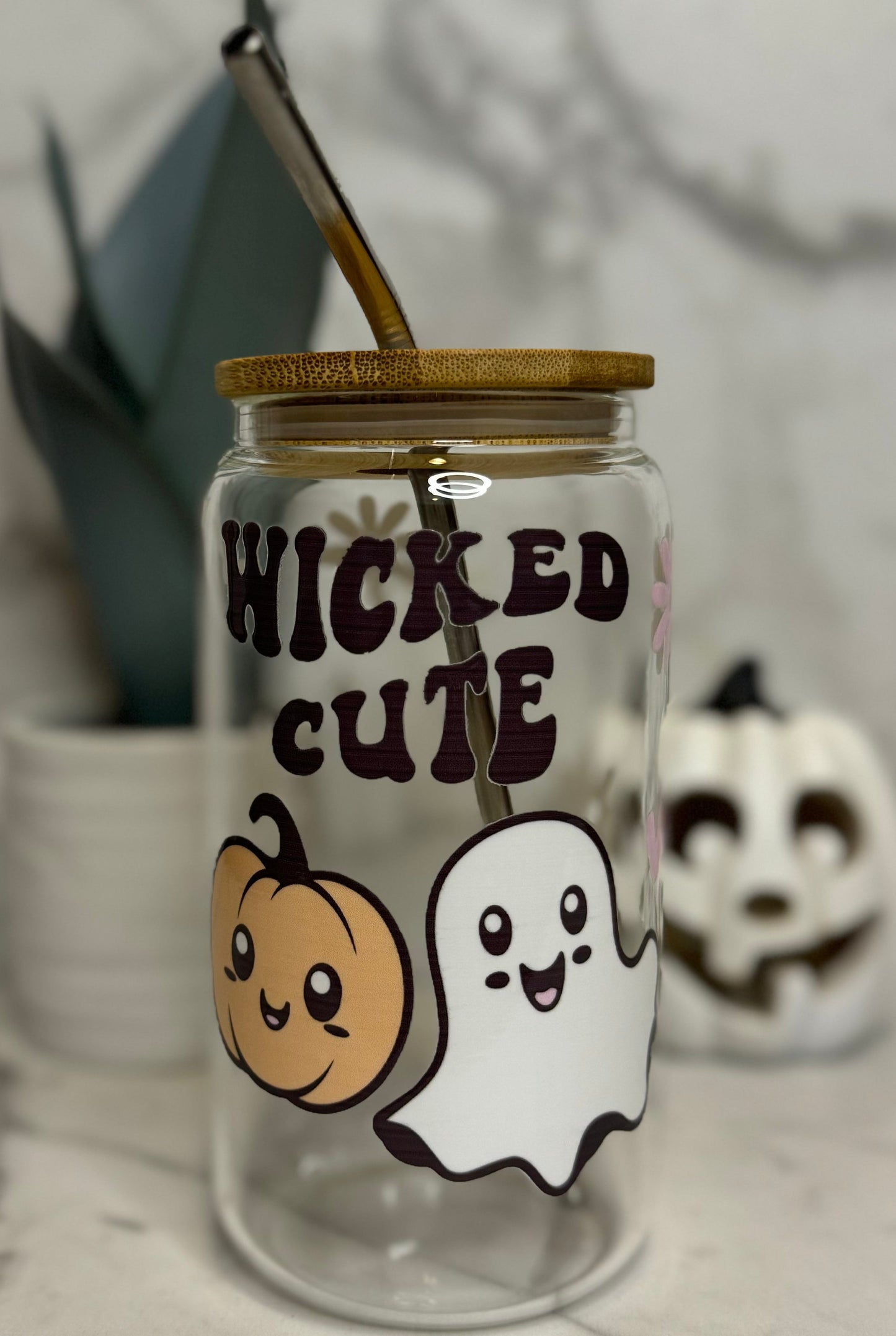 Wicked Cute Glass Cup