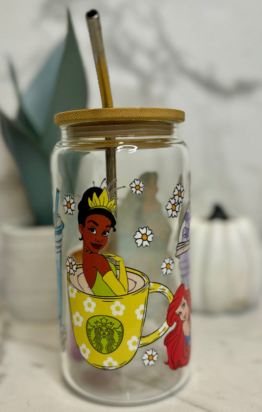 Princess Compilation Glass Cup