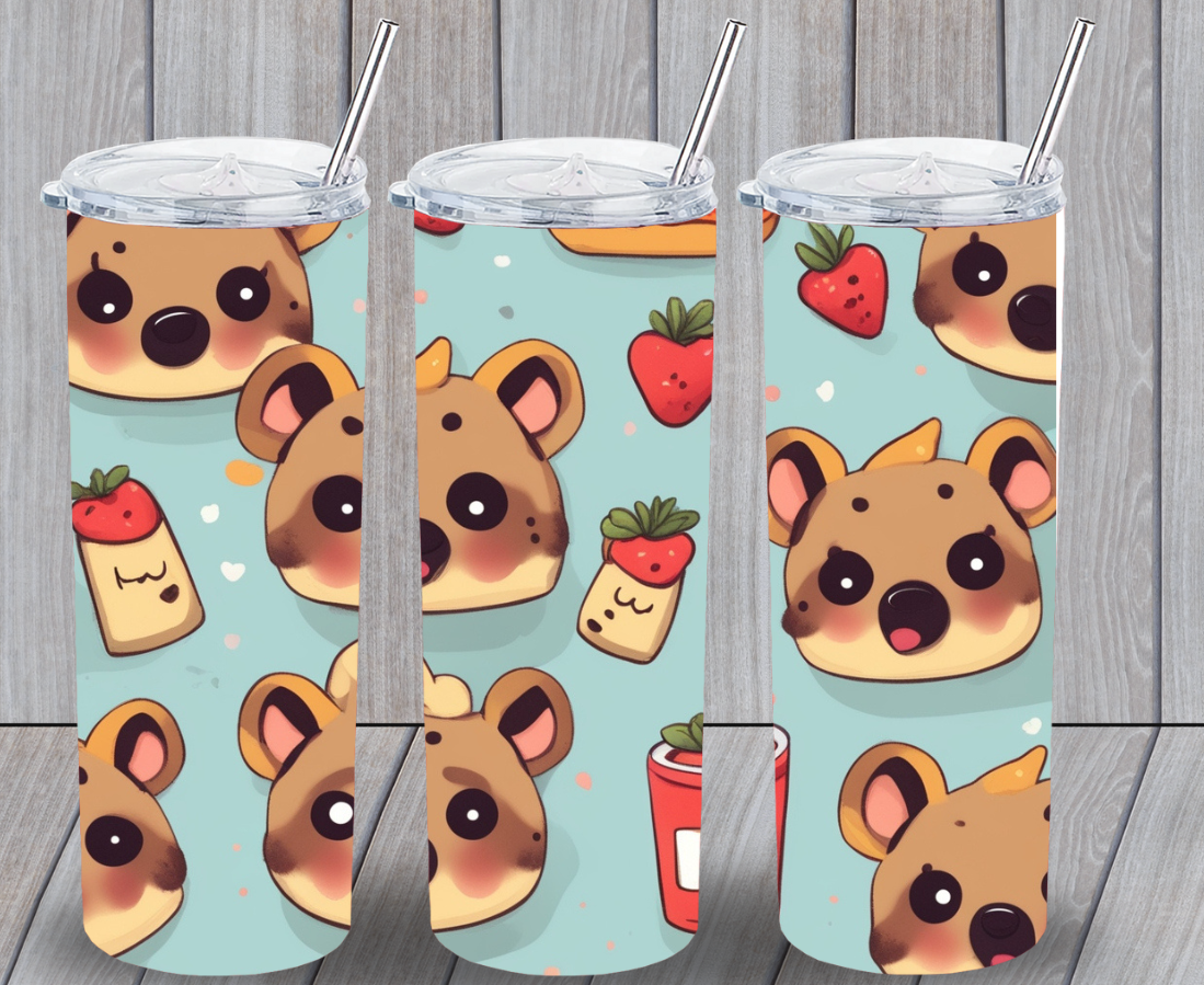 Kawaii Snack Hyenas Tumbler