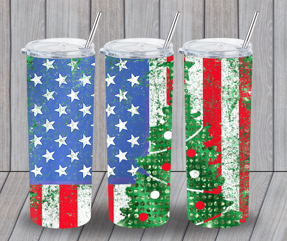 American Christmas Tumbler