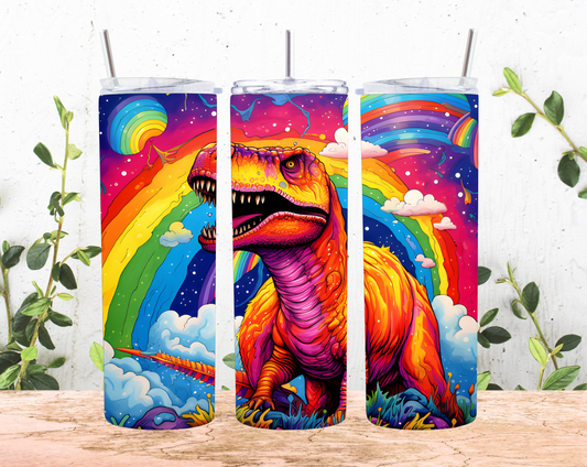 Rainbow Dinosaur Tumblers (Multiple)