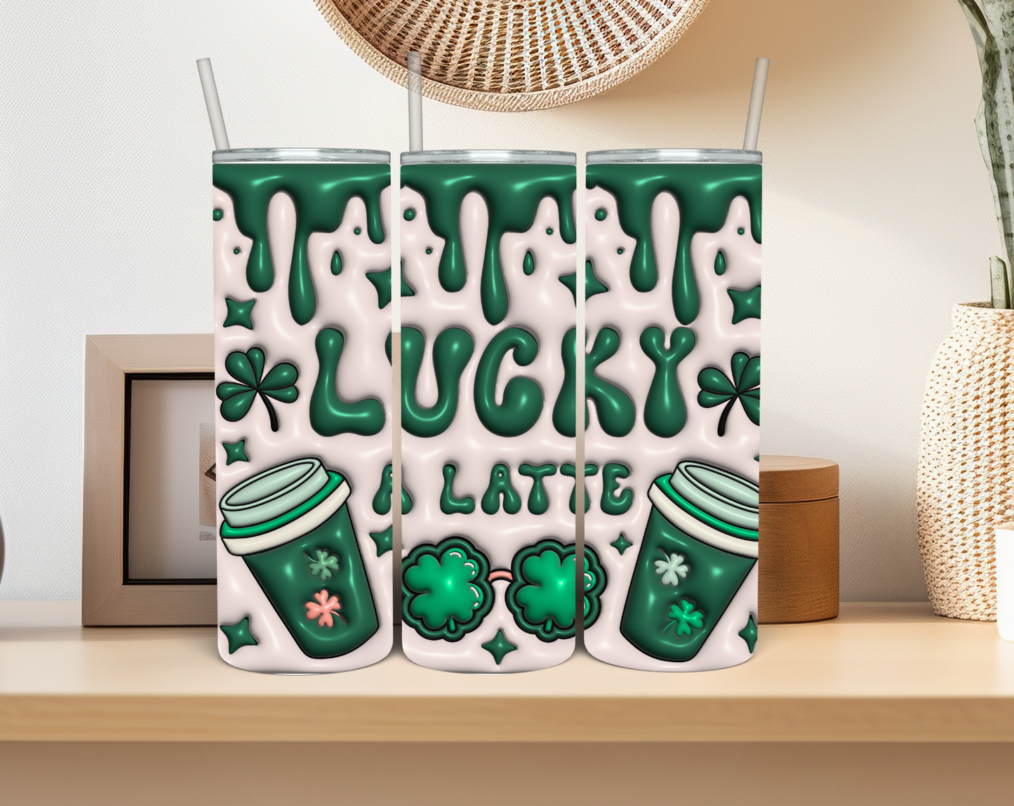 Lucky A Latte Tumbler