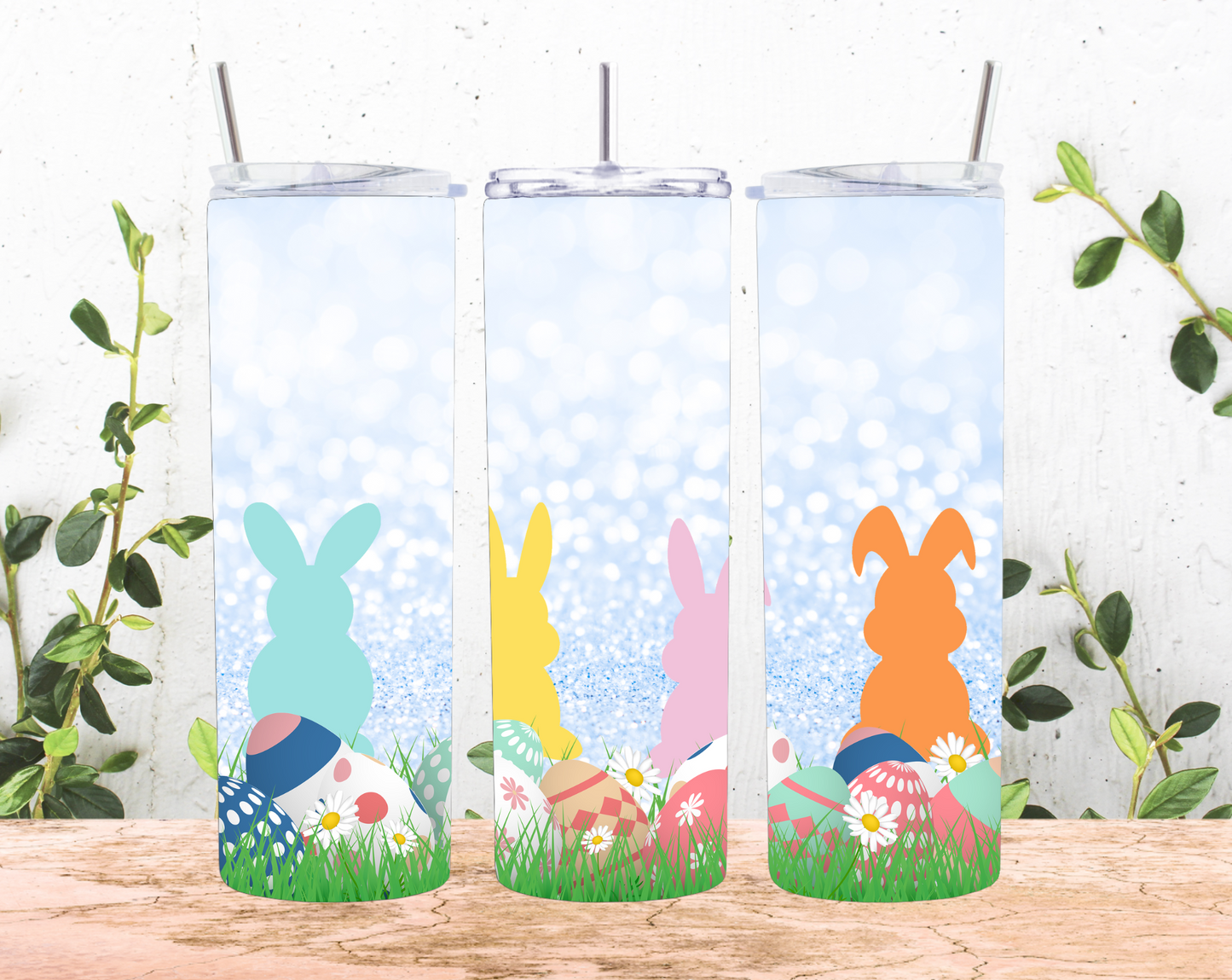 Pastel Bunnies Tumbler