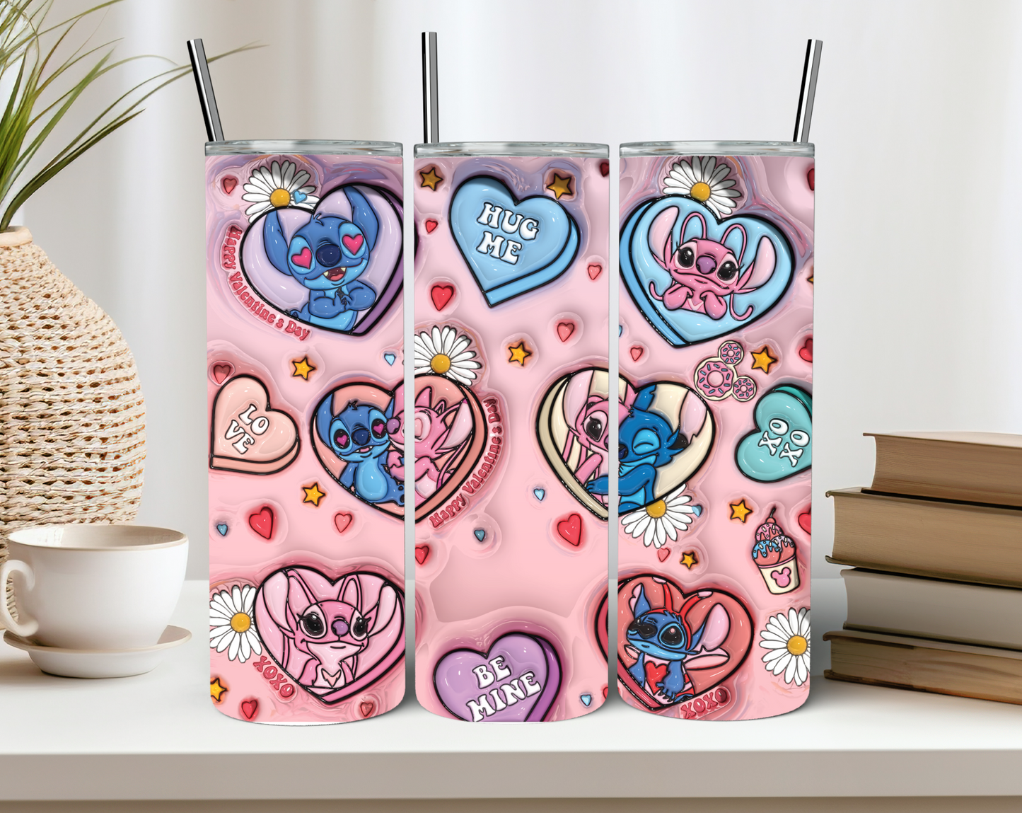 StitchConversation Hearts Tumbler