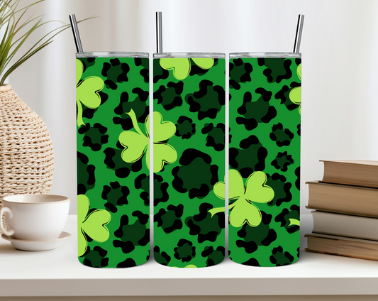 Cheetah St Pattys Tumbler