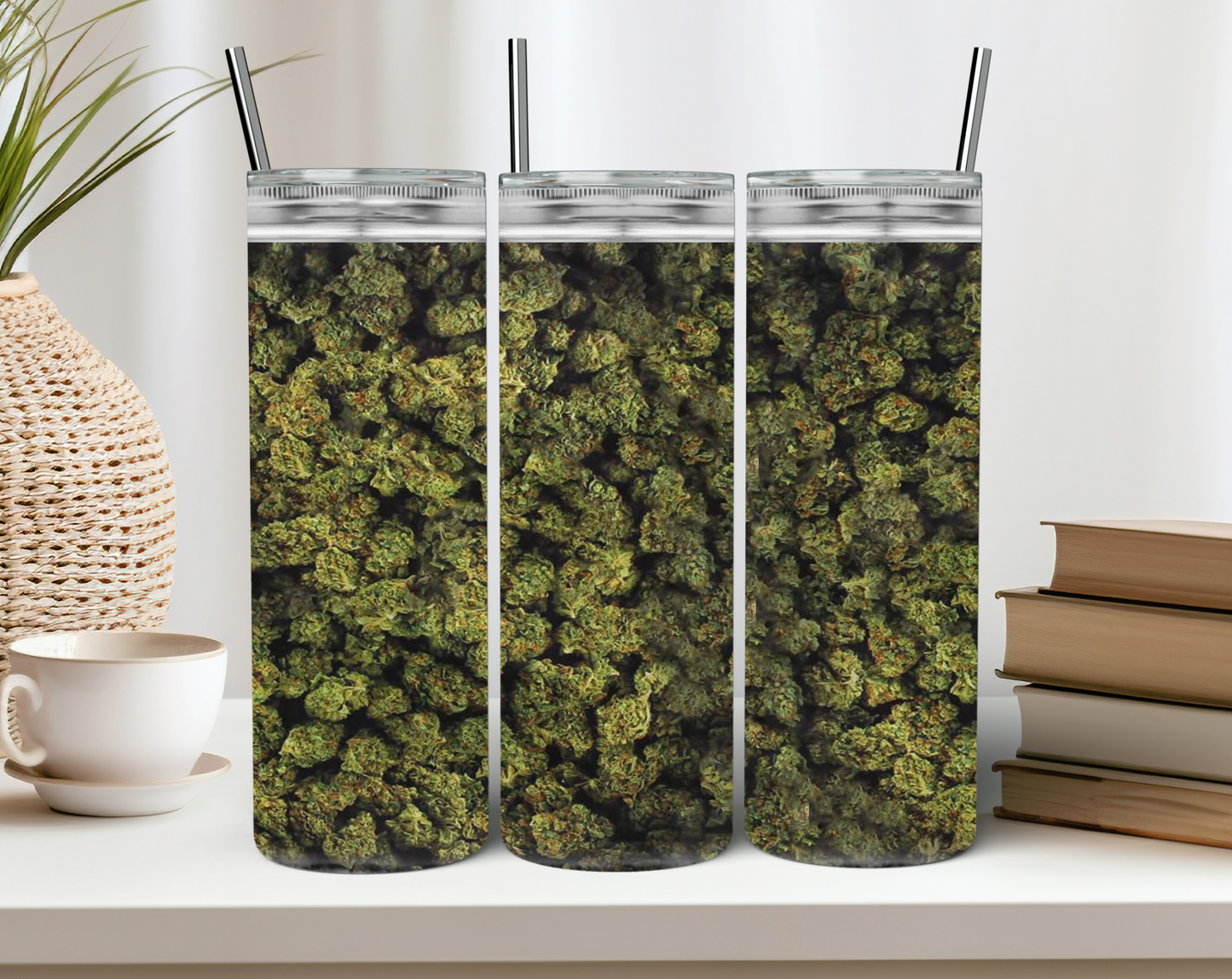 Mason Jar of Green Tumbler