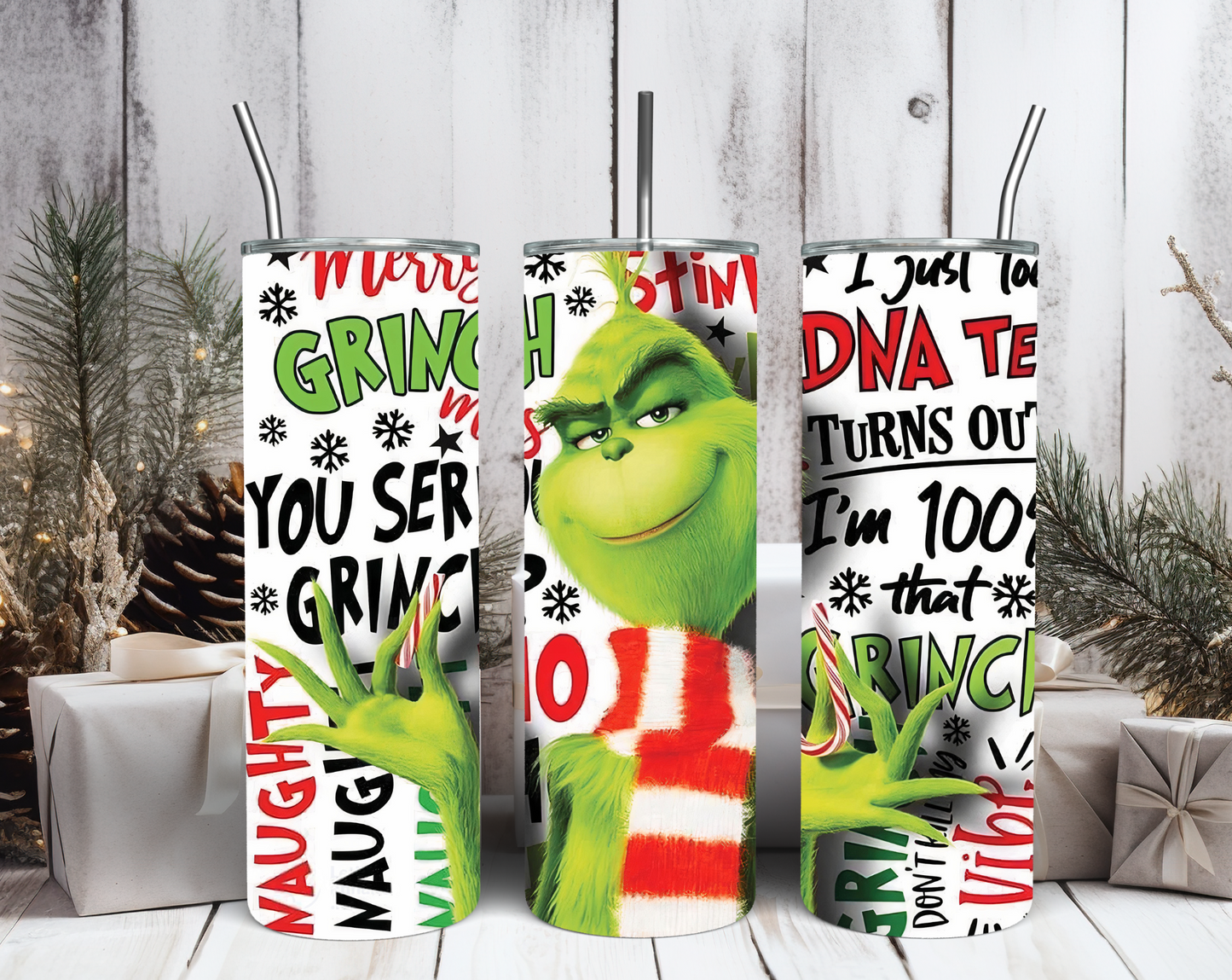 Grinchie Holiday Tumblers MULTIPLE