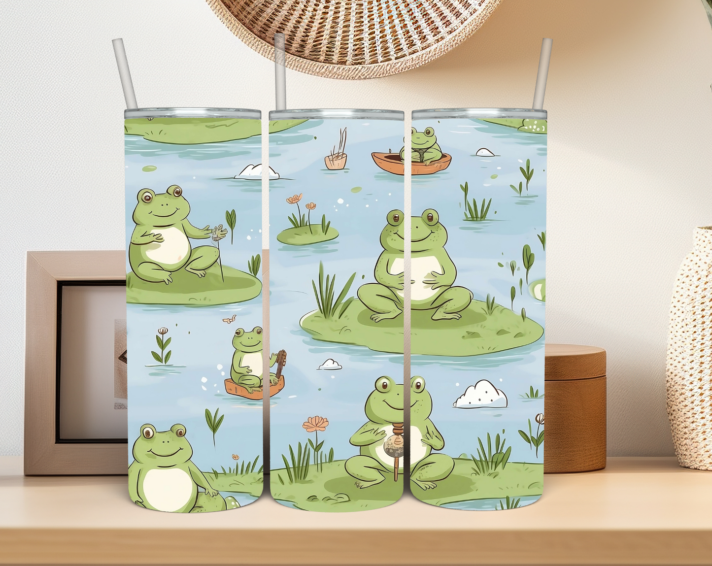 Cute Frog Tumbler