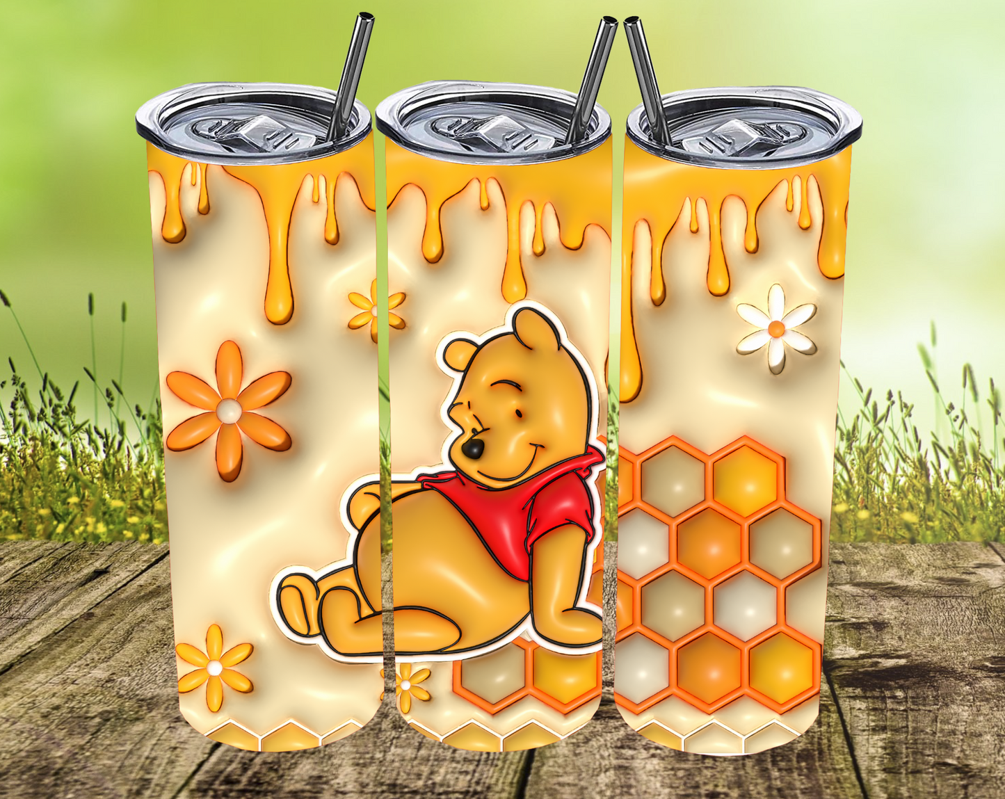 3D Pooh Tumbler