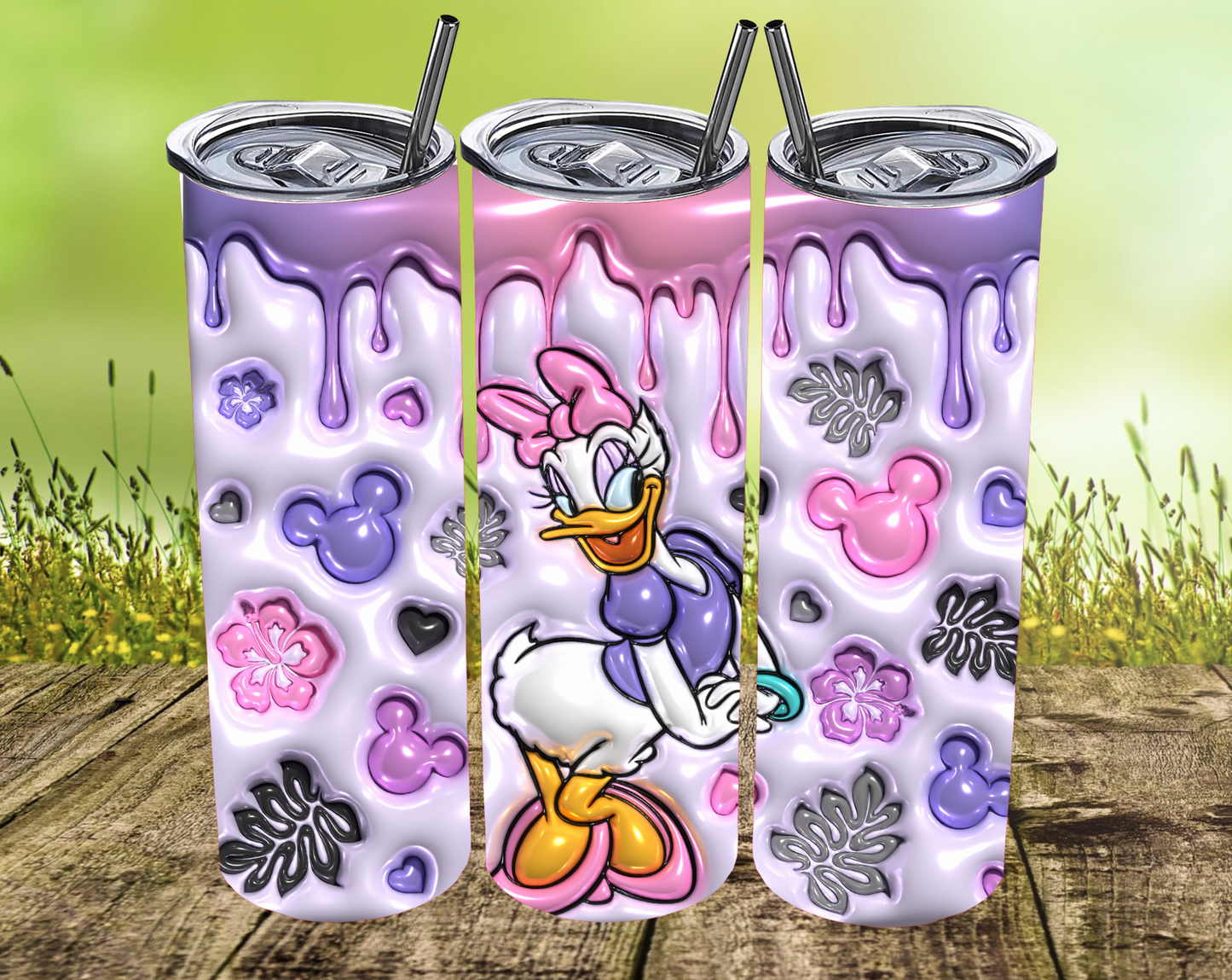 3D Happy Puff Tumblers