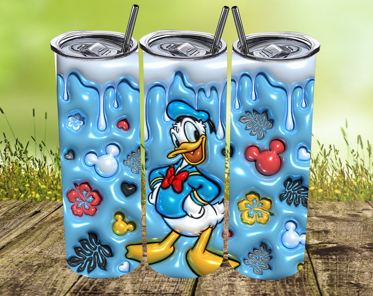 3D Happy Puff Tumblers