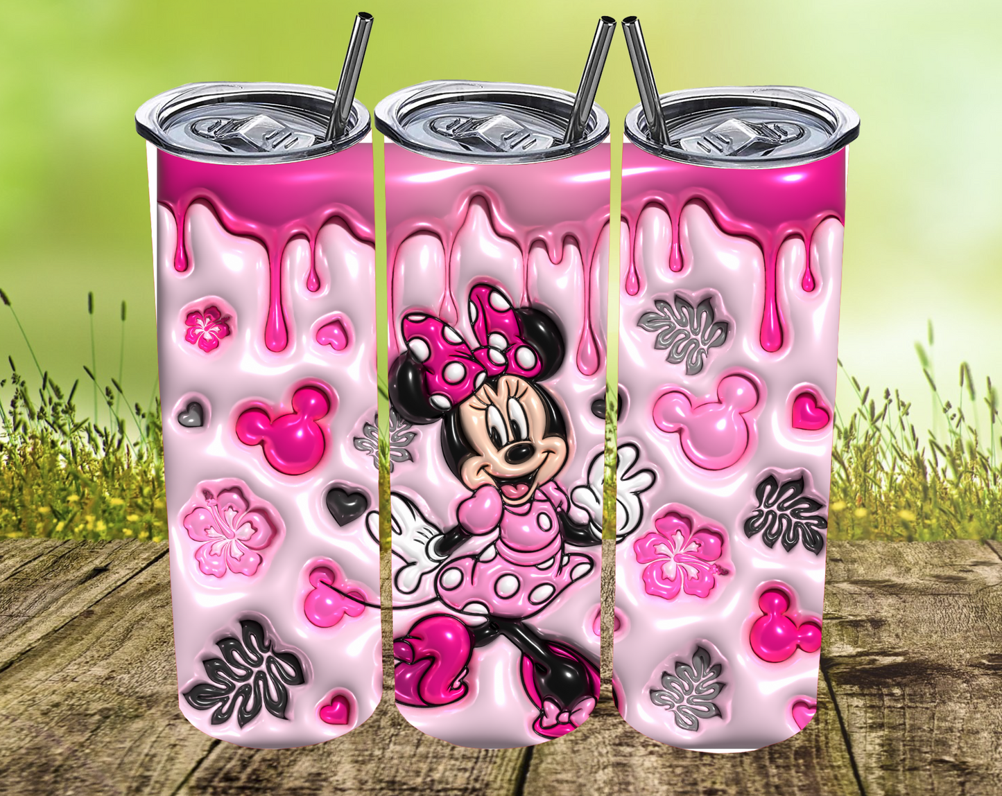 3D Happy Puff Tumblers