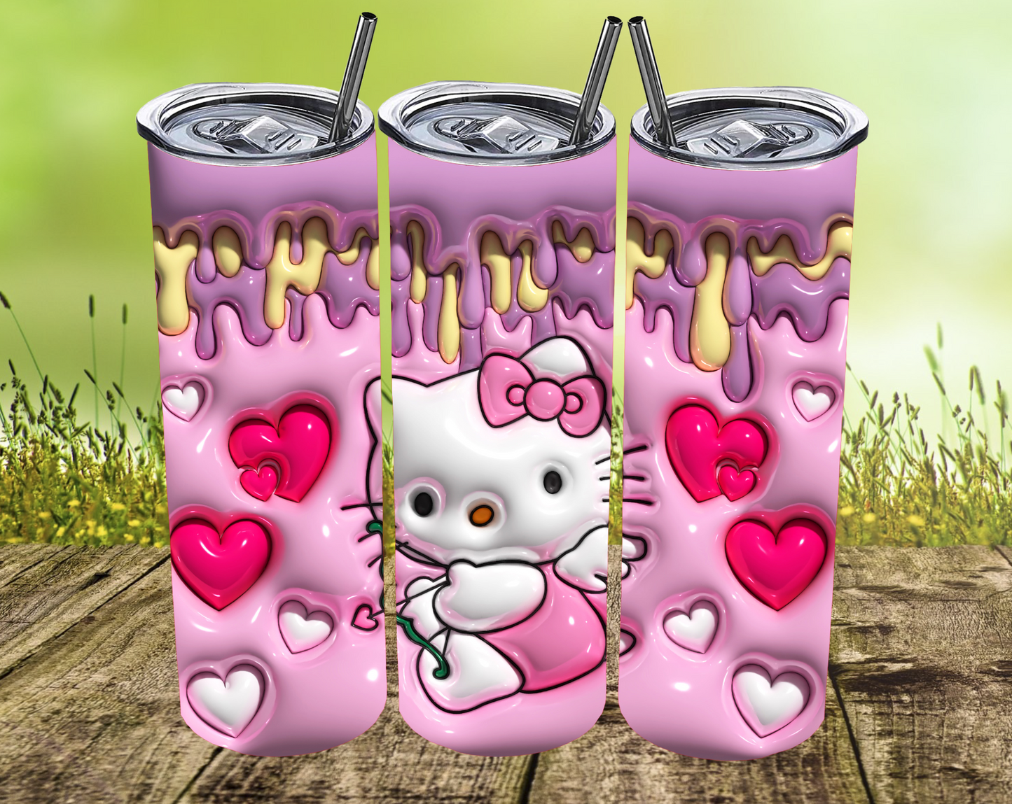 3D Kitty Cat Tumbler