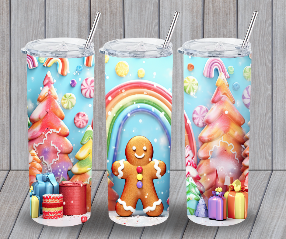 3D Gingerbread Tumbler