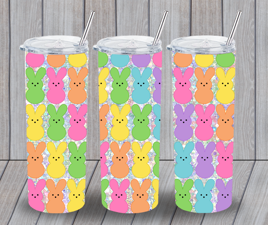 Colorful Easter Peeps Tumblers