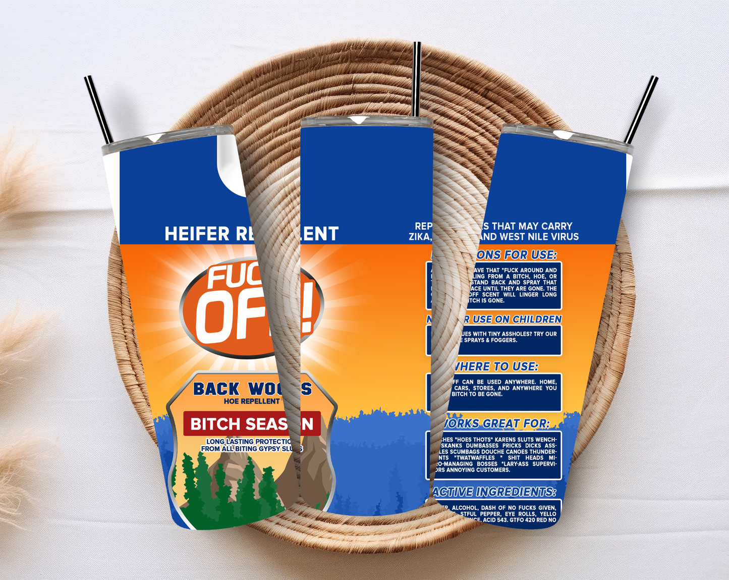 Heiffer Repellent Tumblers