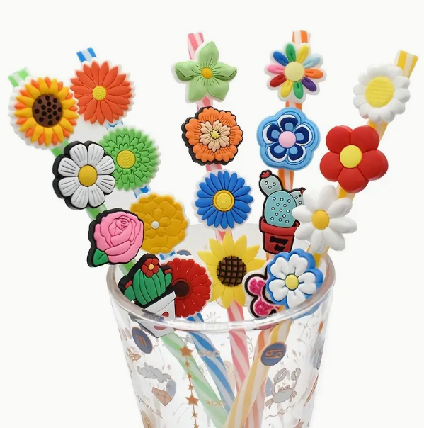 Flower Straw Topper