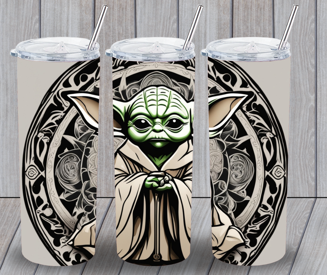 Yoda Mandala Tumbler