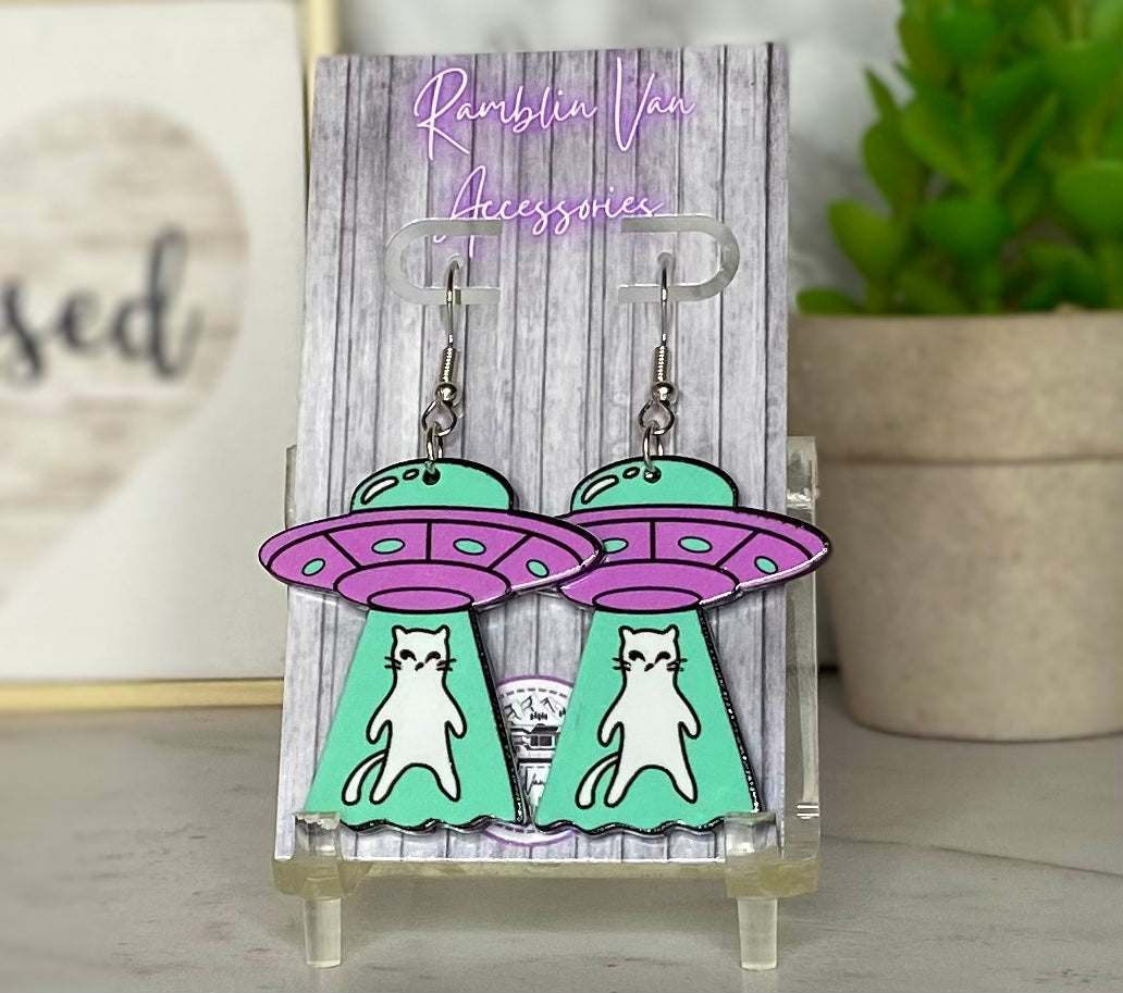 UFO Abduction Earrings